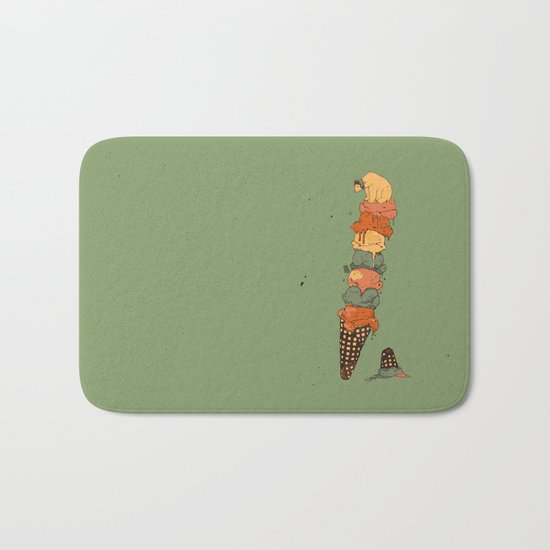 The Arctic Ice Cream Bath Mat