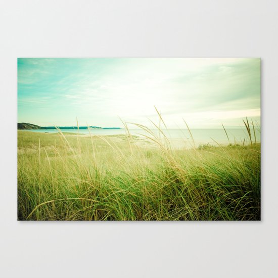 September at the Beach Canvas Print