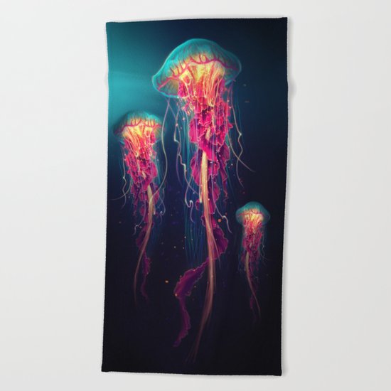 Jellyfish Beach Towel