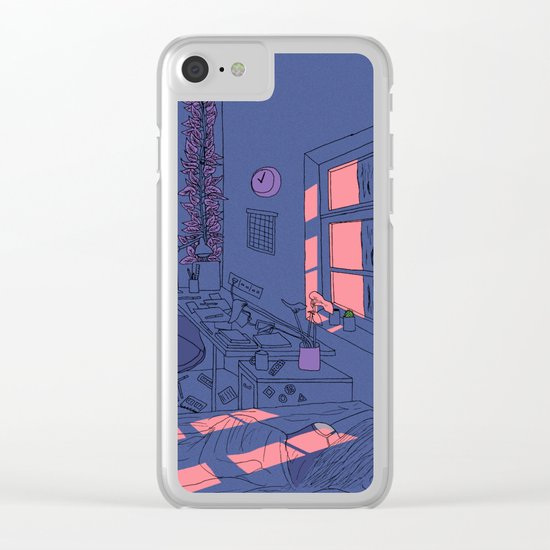 Lazy Day Clear iPhone Case