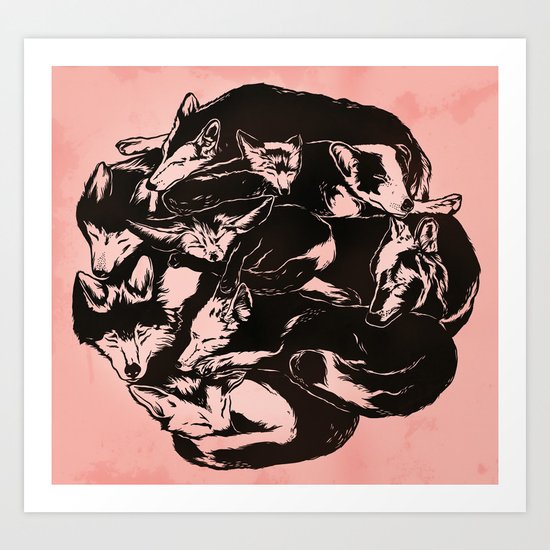 Furball Art Print