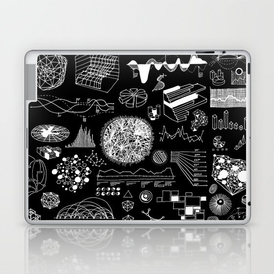 INFOGRAPHICS_MONO Laptop & iPad Skin