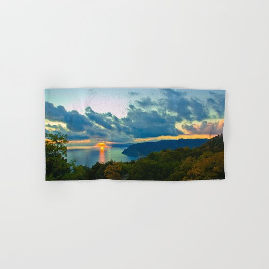 sea sunset Hand & Bath Towel