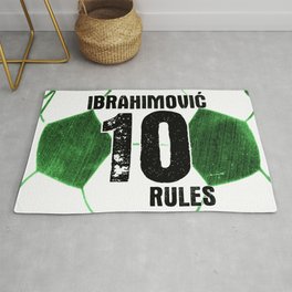 Ibrahimovic 10 Rules Rug