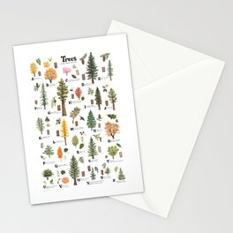 Trees of the Pacific Northwest Stationery Card