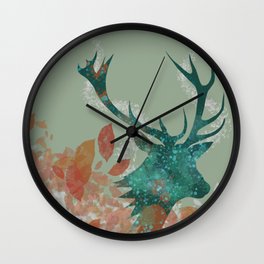 Riggs Stag Wall Clock