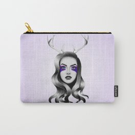 Deer Lilac Carry-All Pouch