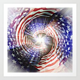 America's Spiral Art Print