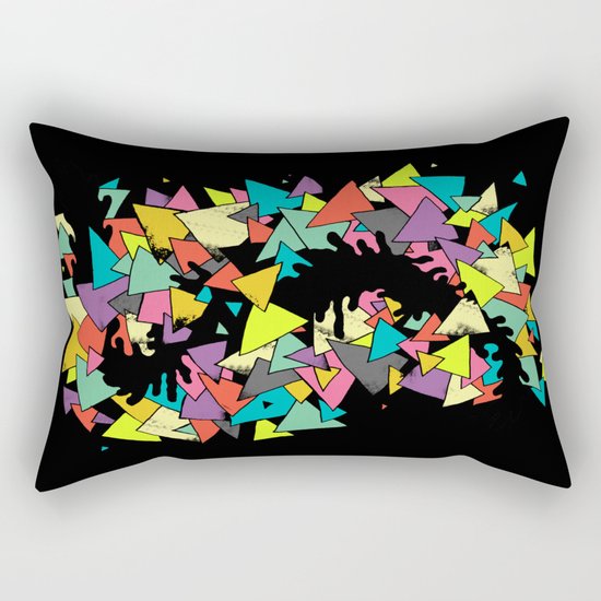 Triangles Rectangular Pillow