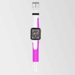 J (Magenta & White Letter) Apple Watch Band