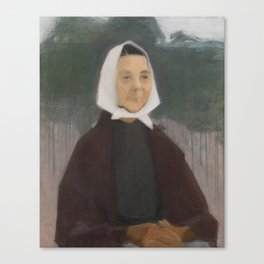 Helene Schjerfbeck - Granny Canvas Print