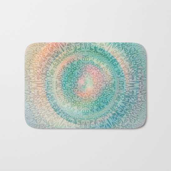 Pastel Mandala 2 Bath Mat