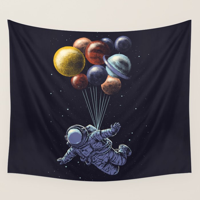 Space travel Wall Tapestry by carbine Society6