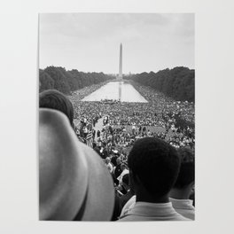 Civil rights march on Washington DC 1963 Poster