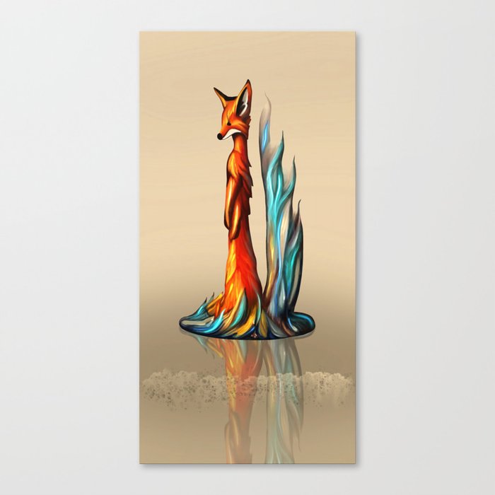 Fire Fox (Modified Series no. 4) Canvas Print