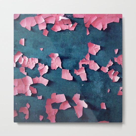 crushed Metal Print