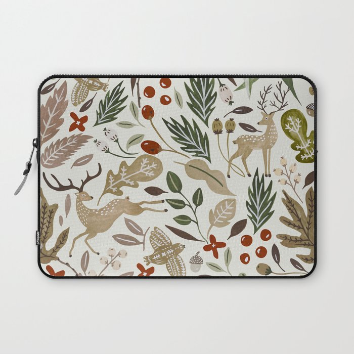 Christmas in the wild nature Laptop Sleeve