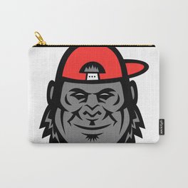 Gorilla Wearing Cap Mascot Carry-All Pouch