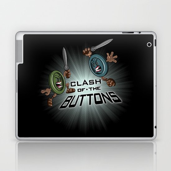 Clash of the BUTTONS! Laptop & iPad Skin