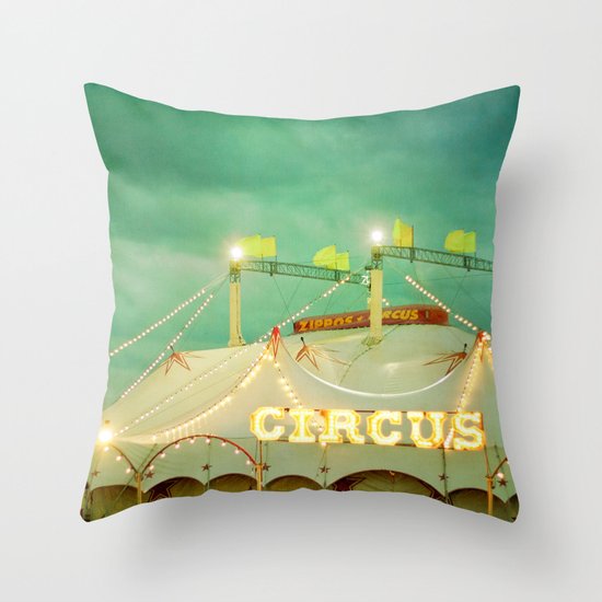 Circus II Throw Pillow