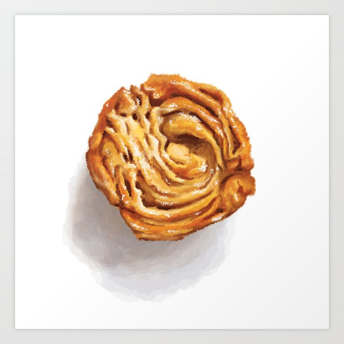 Kouign Amann (French Butter Pastry) Art Print by Sara Lenton Society6