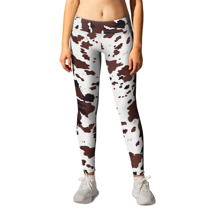 Cow pattern leggings sale