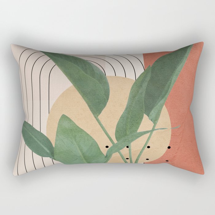 Nature Geometry V Rectangular Pillow