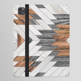 Urban Tribal Pattern No.8 - Aztec - Wood iPad Folio Case