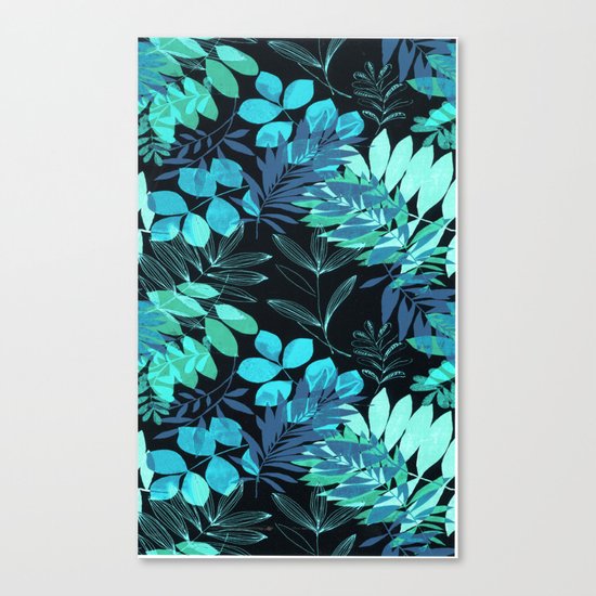 winter leaves Canvas Print