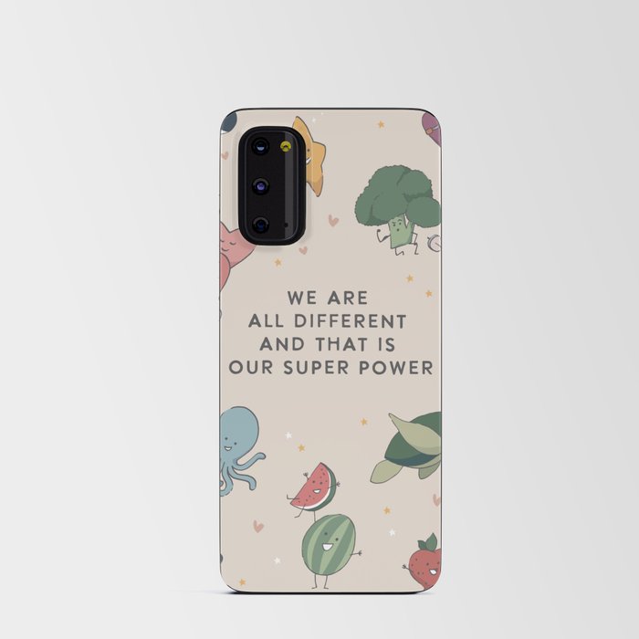 Affirmation Characters - Superpower Android Card Case