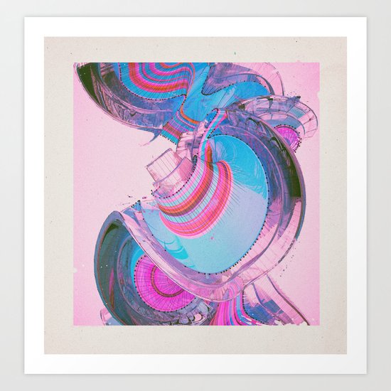 BUBBLEGOM (everyday 11-02.15) Art Print