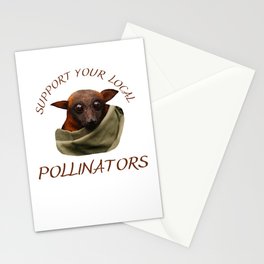 Support Your Local Pollinators. Batzilla - Support Endangered Pollinators. Stationery Card