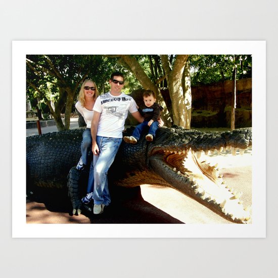Tribute to Steve Irwin Art Print