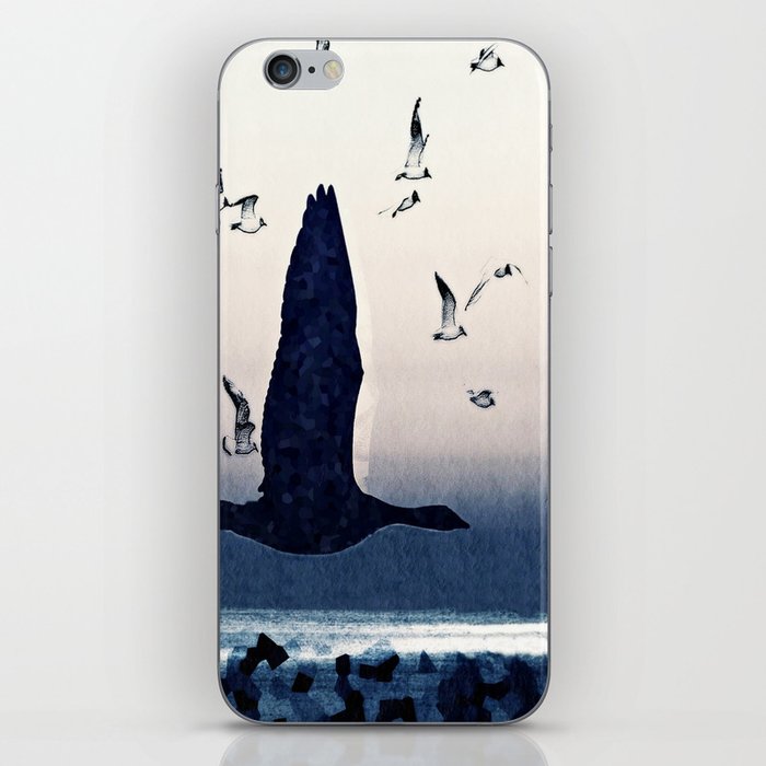 The goose and the seagulls iPhone Skin