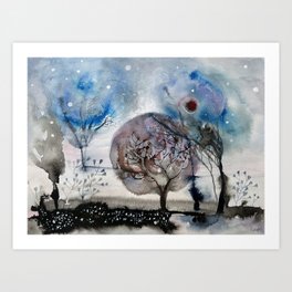 poetic dream Art Print