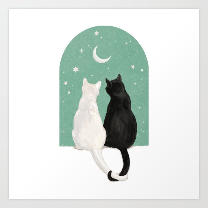 Love Cats Art Print