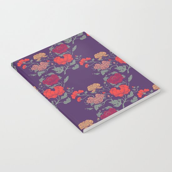Recolour Peonies Notebook
