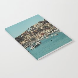 Spain Photography - Boats Floating Off The Spanish Shore Notebook