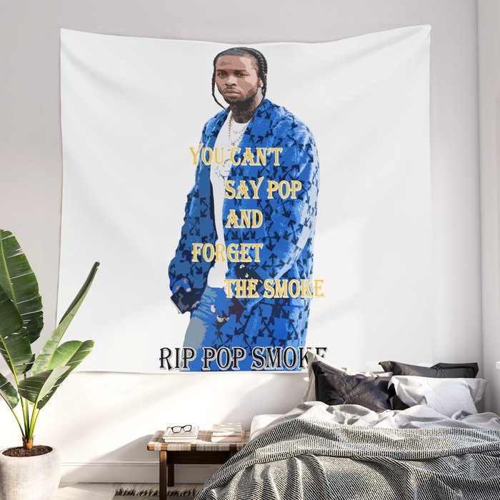 Pop smoke wall tapestry sales