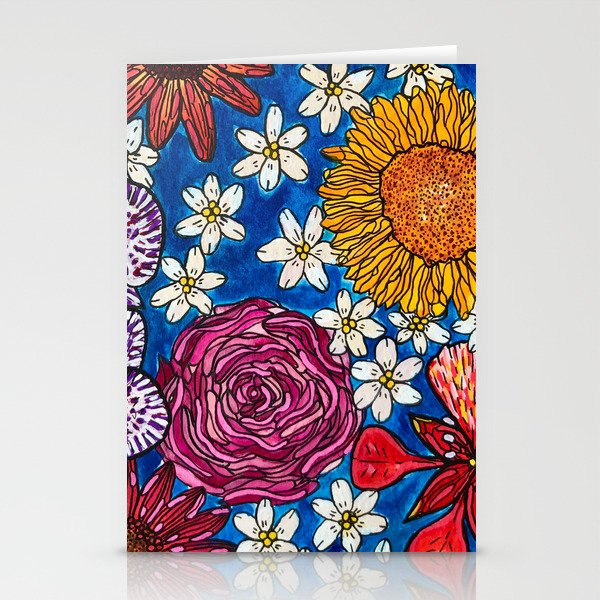 Spring Flowers Stationery Cards