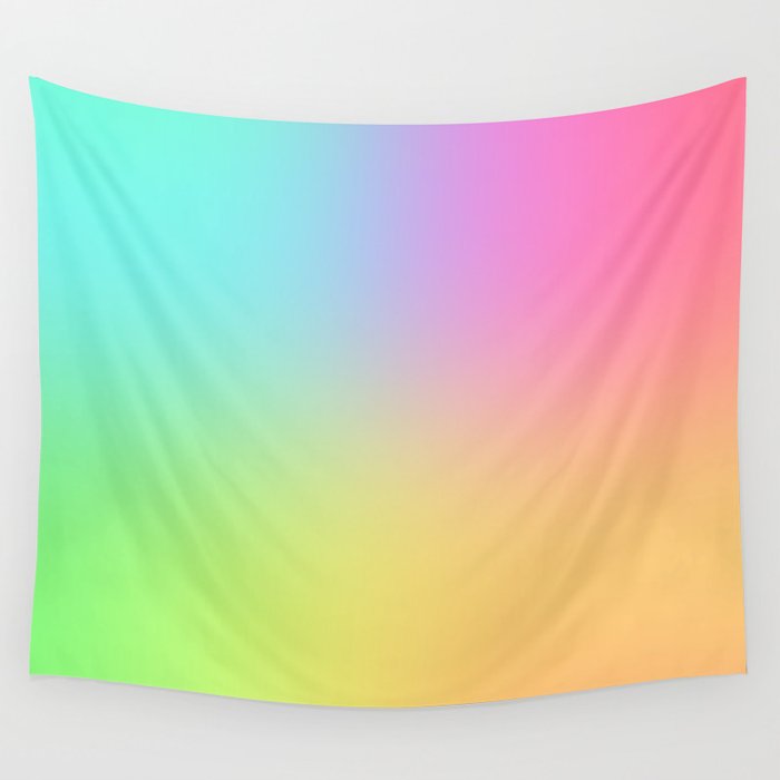 Blended Rainbow Wall Tapestry