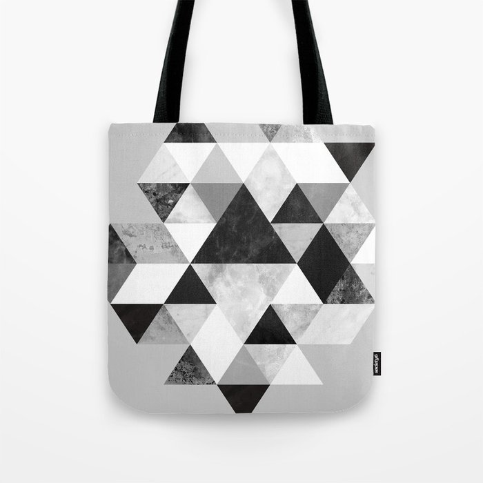 Graphic 202 Black and White Tote Bag