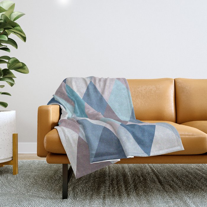 Mauve best sale throw blanket