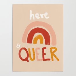 here & QUEER Poster