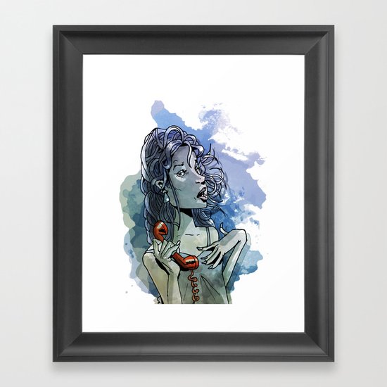 Call Muchacha Framed Art Print