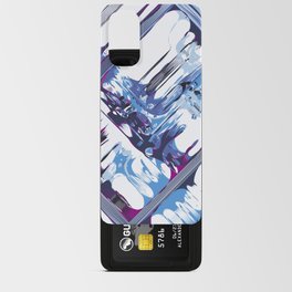 Blue geometric abtsract  Android Card Case