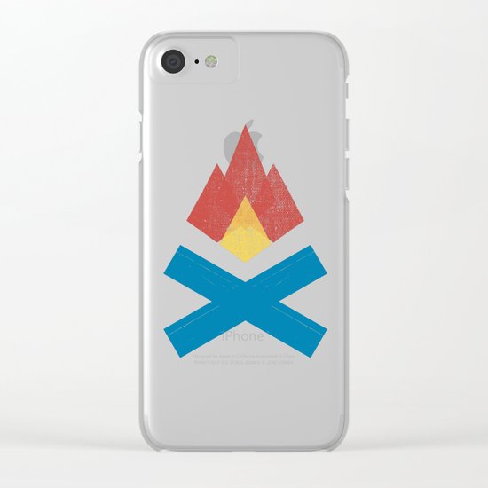 Campfire Clear iPhone Case