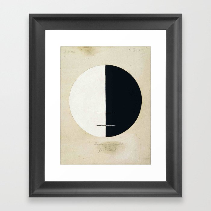 Hilma Af Klint Buddha’s Standpoint In The Earthly Life Framed Art Print