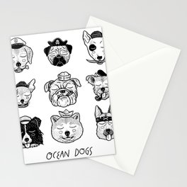 Ocean Dogs Stationery Cards