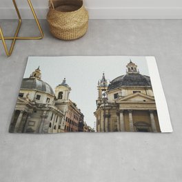  Piazza Del Popolo - Rome City Architecture - Italy Travel Photography Rug